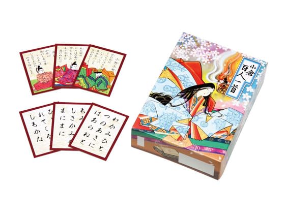 

Hyakunin Isshu Ogura Hyakunin Isshu Karuta Set with Paper Balloon Bonus