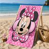 Pink Mouse Artwork Printed Microfiber Beach Towel, Soft And Absorbent, Quick-Dry, Ideal for Summer Travel, Beach Essential, Swimming Pool