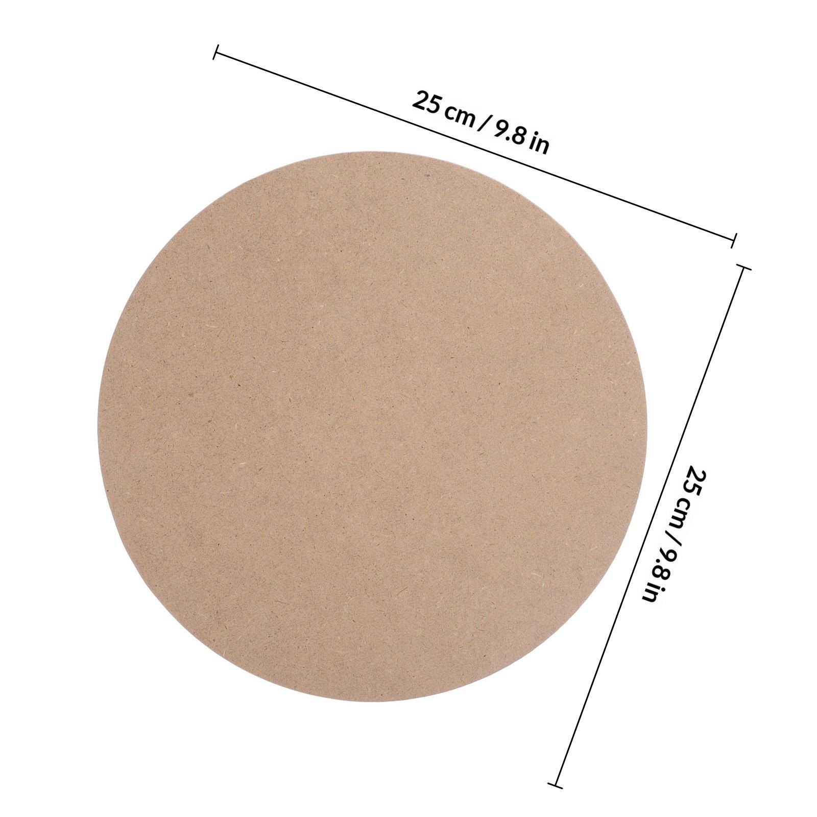 Pottery Wheel Bat Drying Board Round Density Board Smooth Surface Clay Sculpture Base Plate Pottery Kit Craft Tool