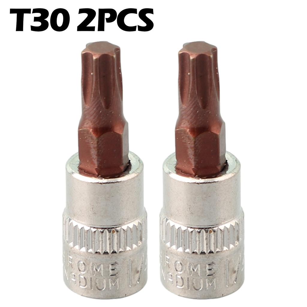 Torx Bit Sockets T20 T25 Torx Bit Sockets 1/4 \" Hex Shank