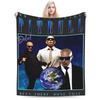 Soft Warm Blanket Camping Pitbull Mr.Worldwide Bedding Throws Flannel Bedspread For Couch Chair Fluffy Sofa Bed Cover