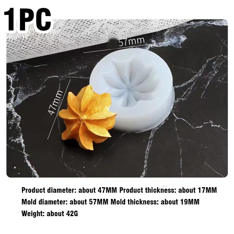 Stampo in Silicone per Biscotti Fai da Te Stampo Circolare per Ciambelle Stampo in Resina Strumenti per Decorare Biscotti al Cioccolato Stampini per Pasticceria Candele Decorazione Torta