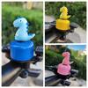 Metal Dinosaur Bike Bell Loud Crisp Sound Cartoon Horn For Kids Adults Women, Fits Scooter Cruiser Bicycle, Road Path Driveway