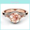 Elegant Fashion Women Anniversary Engagement Ring Timeless Jewelry Gift For Parties