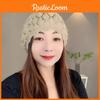 Vintage Wool Beanie Hat For Women Autumn Season Handwoven Knit Cap For Daily Use