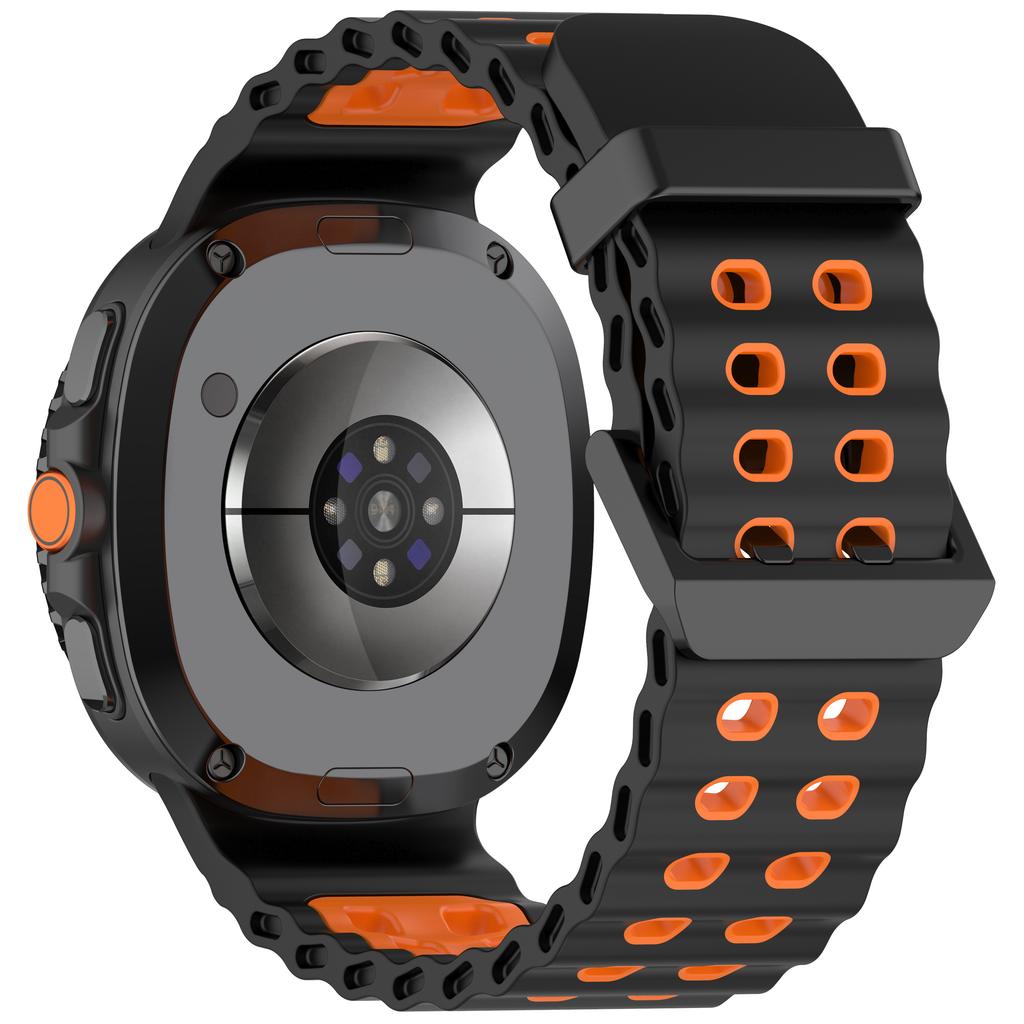 Marineband Für Samsung Galaxy Watch 8 Classic Zubehör Zweifarbige Sport Silikon Armband Galaxy Watch 8 40MM 44mm Armbänder