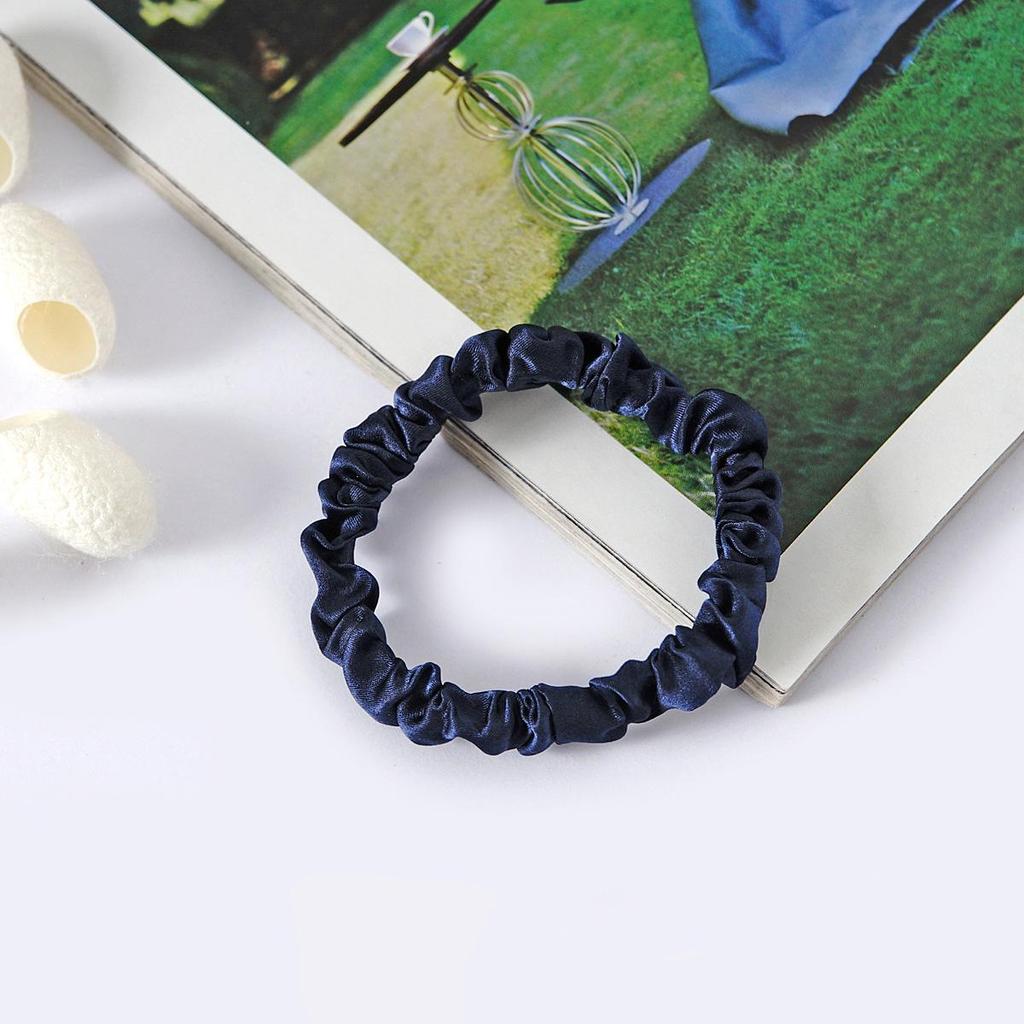 Gumičky do vlasů z čistého morušového hedvábí - Elegantní, jednoduché doplňky pro drdoly a účesy