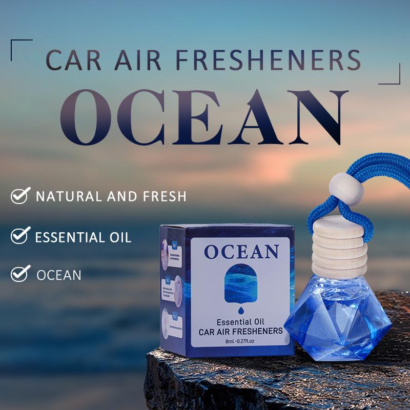 High-Grade Aroma Essential Oil Pendant: Long-Lasting, Odor-Removing Car Fragrance 