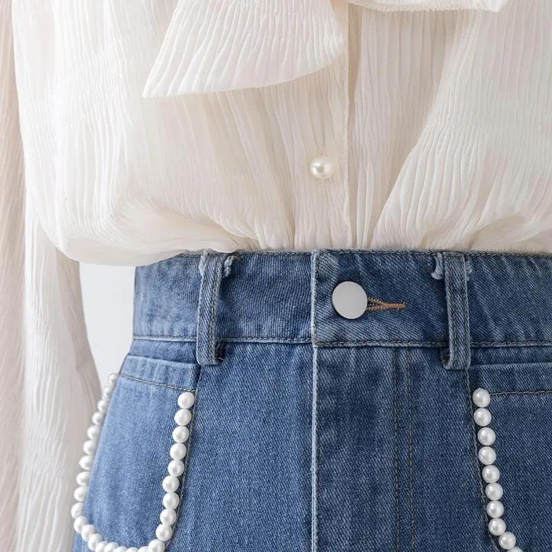 Джинсовая юбка — фото 4