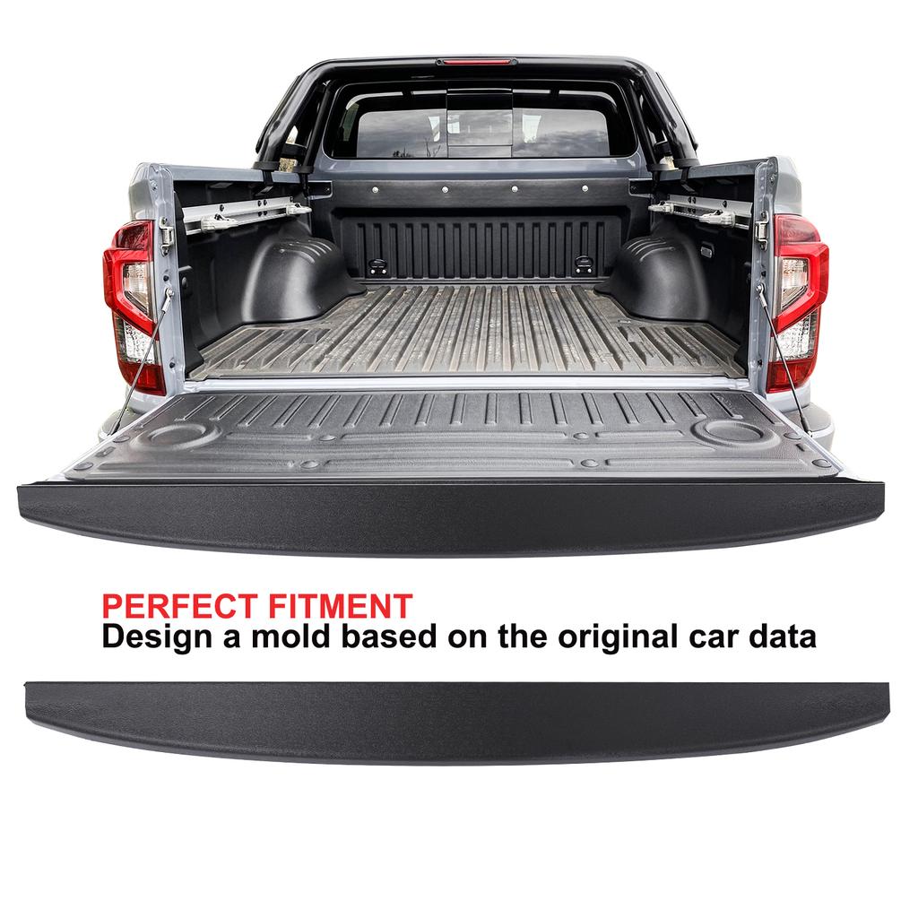 1PC Matte Black Tailgate Rail Guard Protector Trim Rear Tail Gate Cover for Nissan Navara NP300 2025 2025 2025 2025 2025