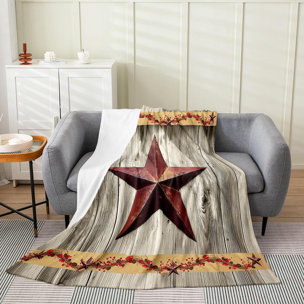 Aztec Pattern Blanket Tribal Design Fleece Throw Boho Home Decor Cozy Sofa Cover Geometric Print Bedding