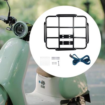 Bike Rear Rack Food Delivery Box Steel Tube Cargo Universal Grille