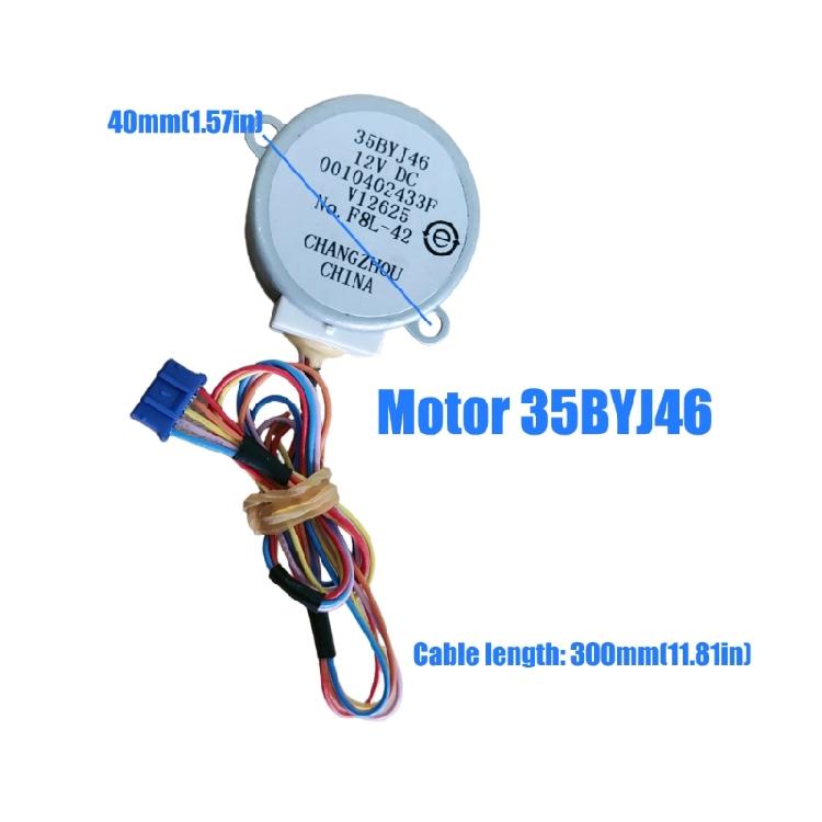 Air Conditioner Swing Blade Motor 35BYJ46 Replacement Sweeping Wind Guide Plate Stepper Motor Accessory Easy To Install