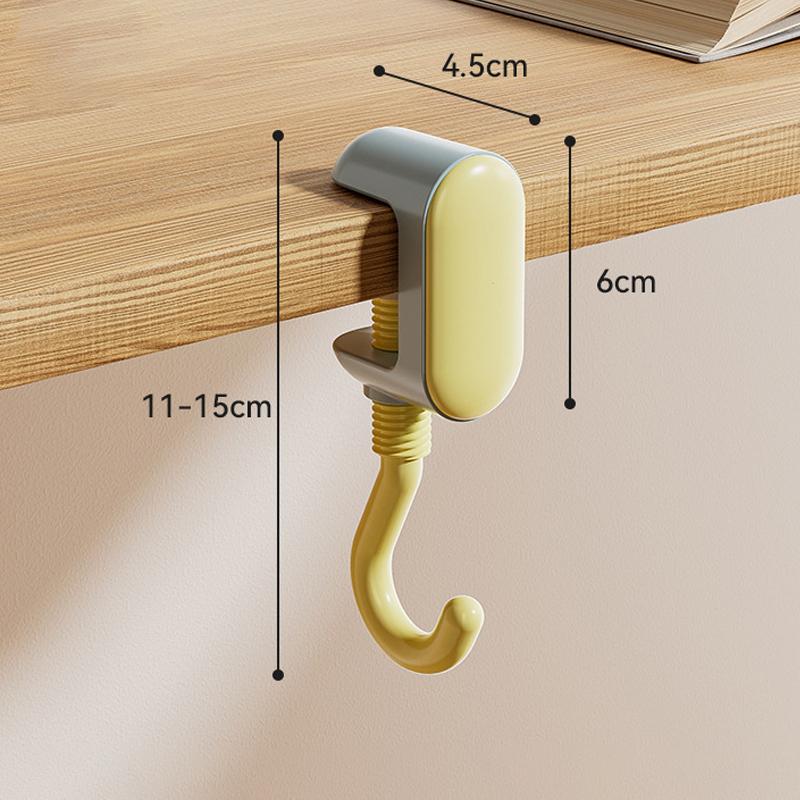 Myśląca Kaczka Przenośny Haczyk Wiszący Dekoracja Stół Portfel Torba Haczyk Wieszak Ścienny Uchwyt Torebka Bez Wiercenia Artykuły Biurowe dla Studentów