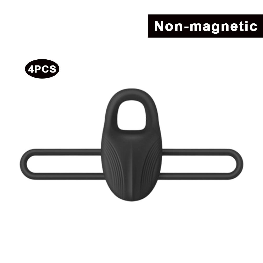 4PCS/Pack Lure Hook Keeper High Elastic Silicone Bait Hook Holder Mini Lightweight Non-slip Lure Holder