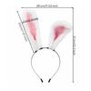 Faux-Fiber Cottontail Ear Headband Cosplay Soft Fiber