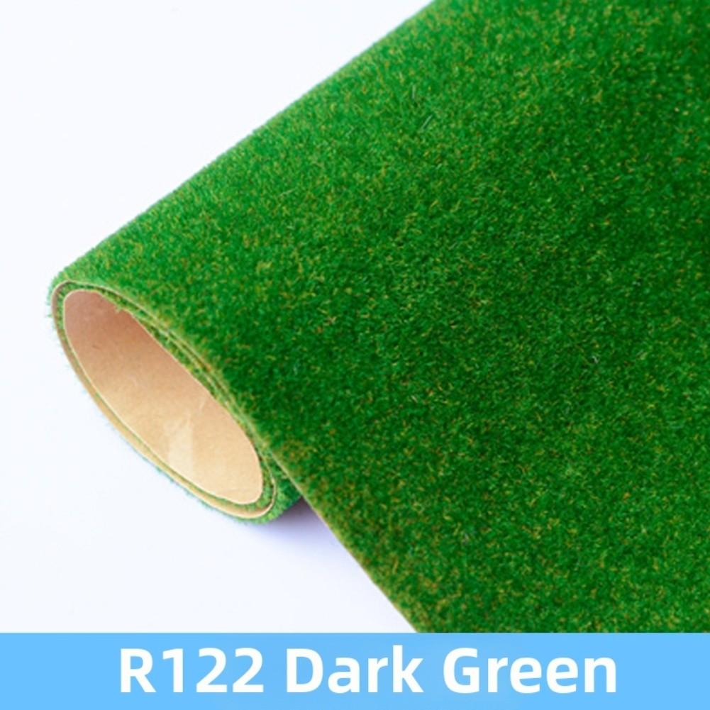 Model Turf Roll Grass Landscape Mat Short Pile Nylon Construction