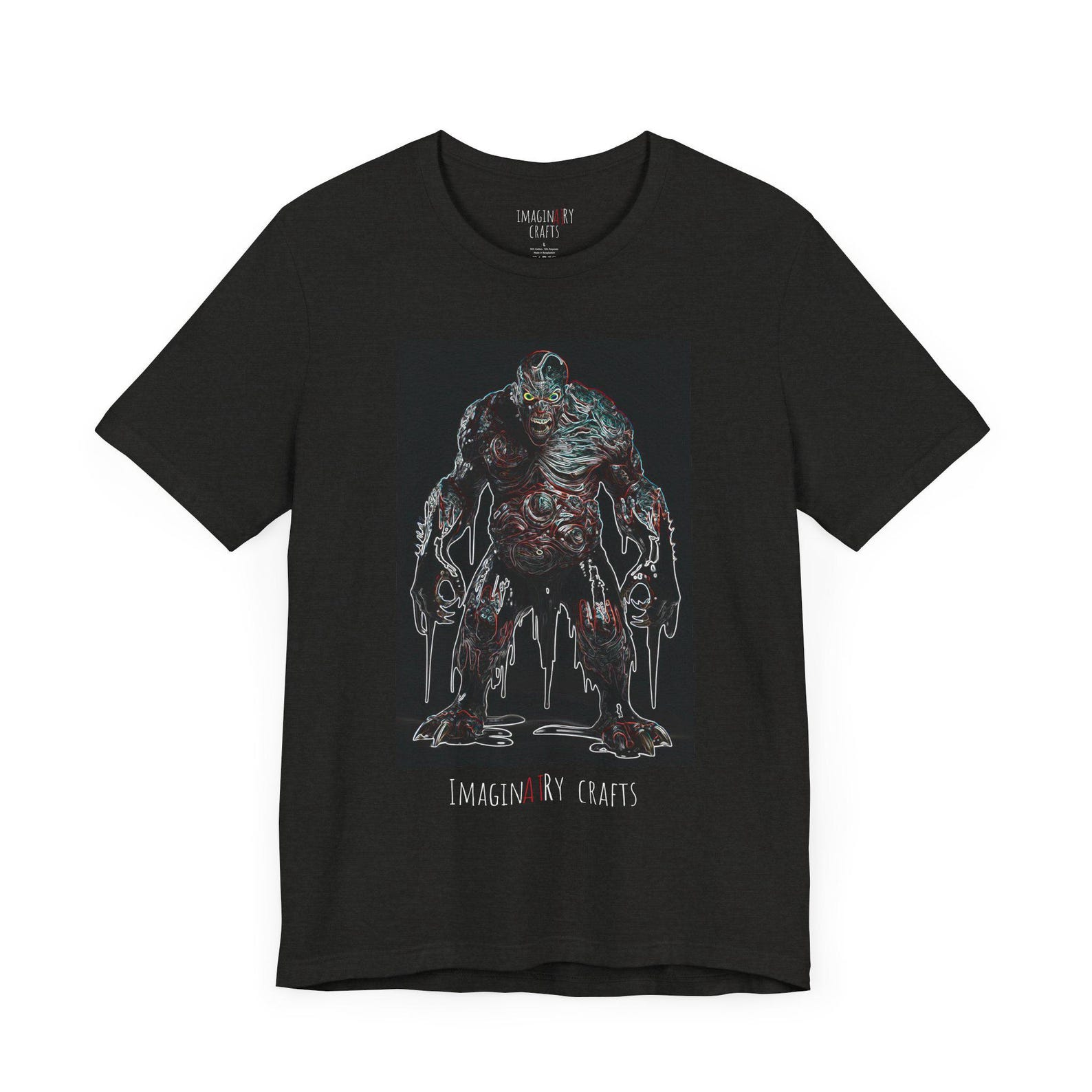 AI Horror Monster Unisex T-Shirt XL