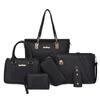 2023 Sada tašek pro matku a dítě: Trendy Kabelka, Taška přes rameno a Dámská velká taška crossbody - Šestidílná kolekce
