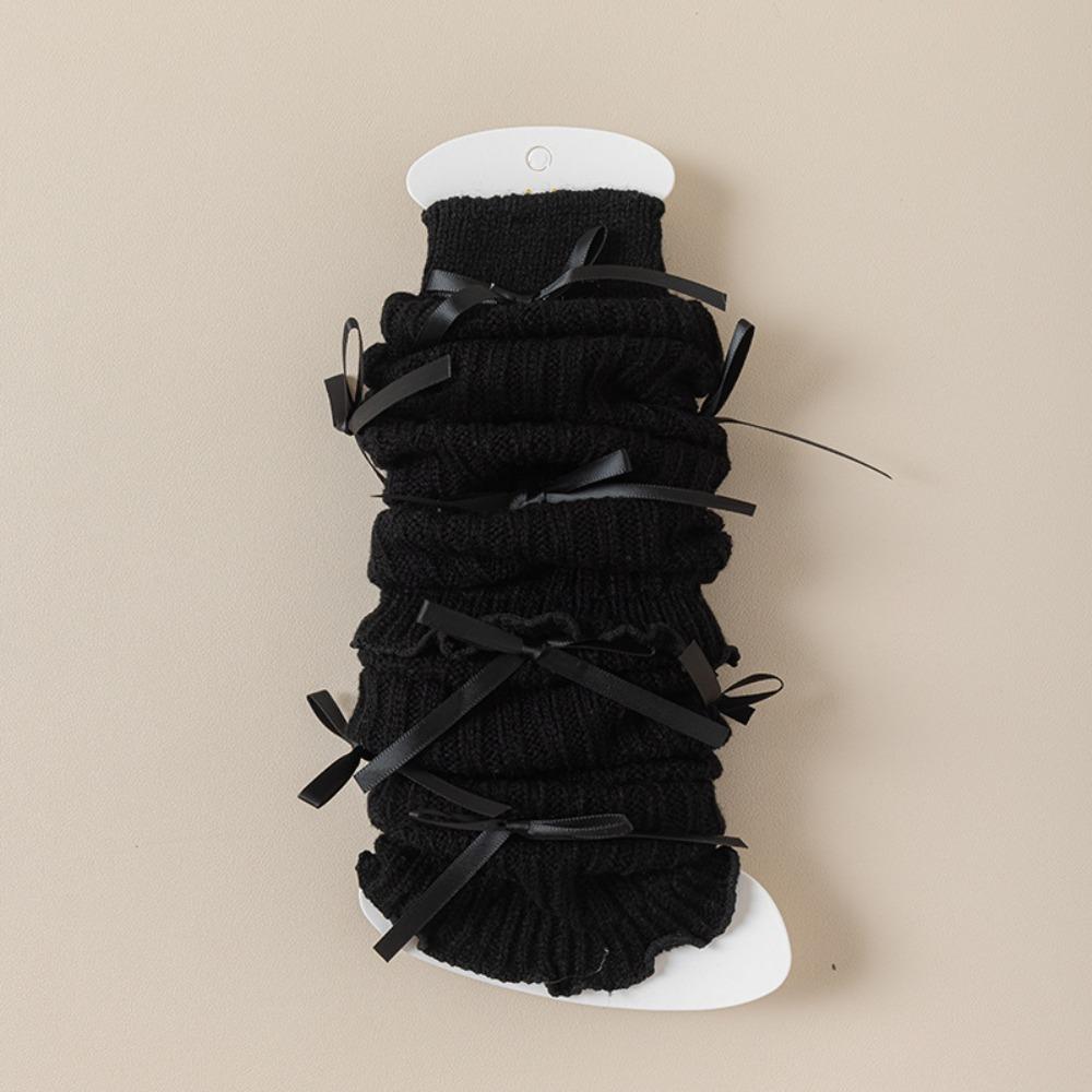 Spitze Schleife Kniewärmer Weiche Beinwärmer Japanisch Y2K Kinder Beinwärmer Herbst Winter