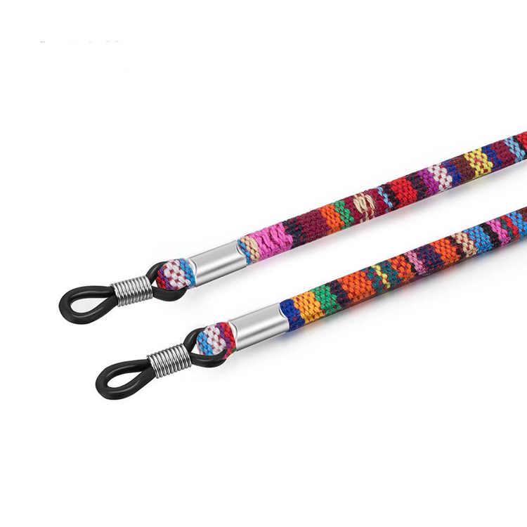 Wide DIY Eyeglass Sunglasses Cord Strap Ethnic Style Cotton Eyewear Lanyard Holder Rope Glasses Chain Neck
