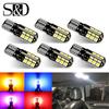 6ks T10 Led Canbus W5W Led Žárovky WY5W 168 194 Bez chyb Osvětlení interiéru auta Kupole Lampa SPZ 6000K Bílá 12V