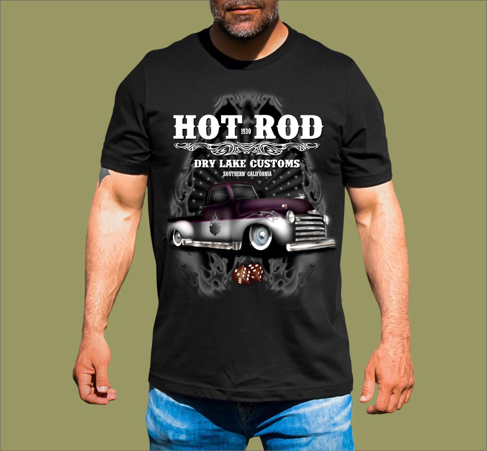 DRY LAKES CUSTOM HOT ROD CHEVY T-SHIRT S
