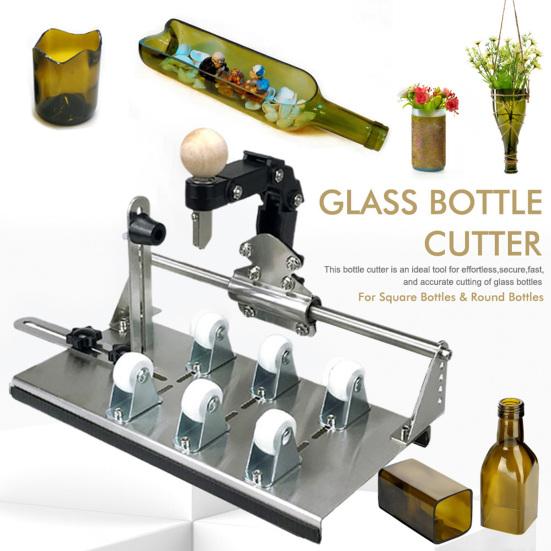 Glasflaschenschneider-Set, scharfes Klingendesign, präzises Schneiden, einfach zu bedienen