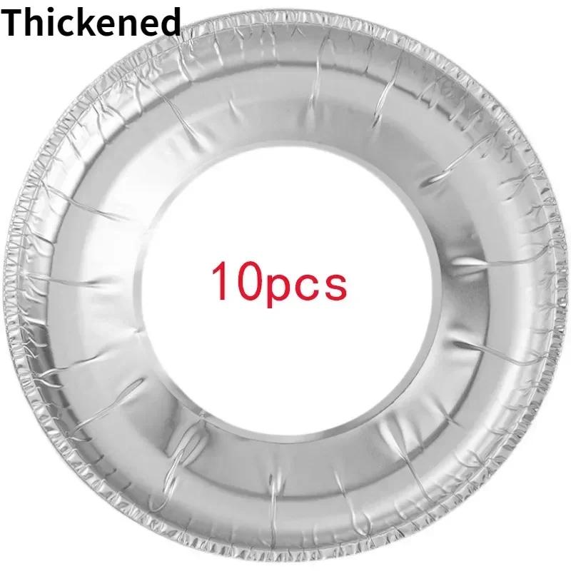 Disposable Aluminum Cookware Shielding Gas Burner Liner Roof Clean Mat Kitchen Accessories10pieces Gas Stove Protectors Cover