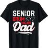 Senior Drum Major Dad 2025 Marching Band Class of 2025 T-Shirt