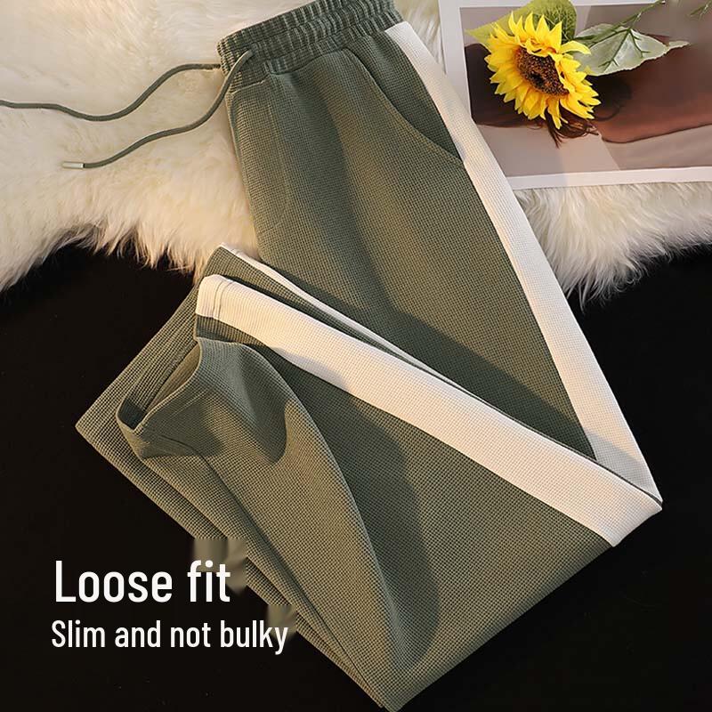 Warrior Men's Waffle Wide Leg Casual Pants