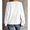 Fall Winter New Women's Off Shoulder Loose Casual Long Sleeve T-shirt Top For European American Cross-border