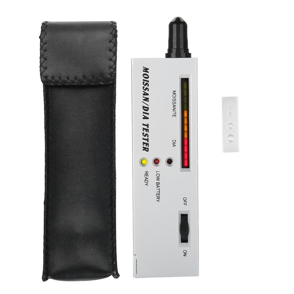 Professional LED Indicator Moissan Tester Plastic Moissanites Detector Gemstone Detection Diamond Selection