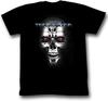 Terminator Skull Red Eyes Movie Graphic Black T-shirt