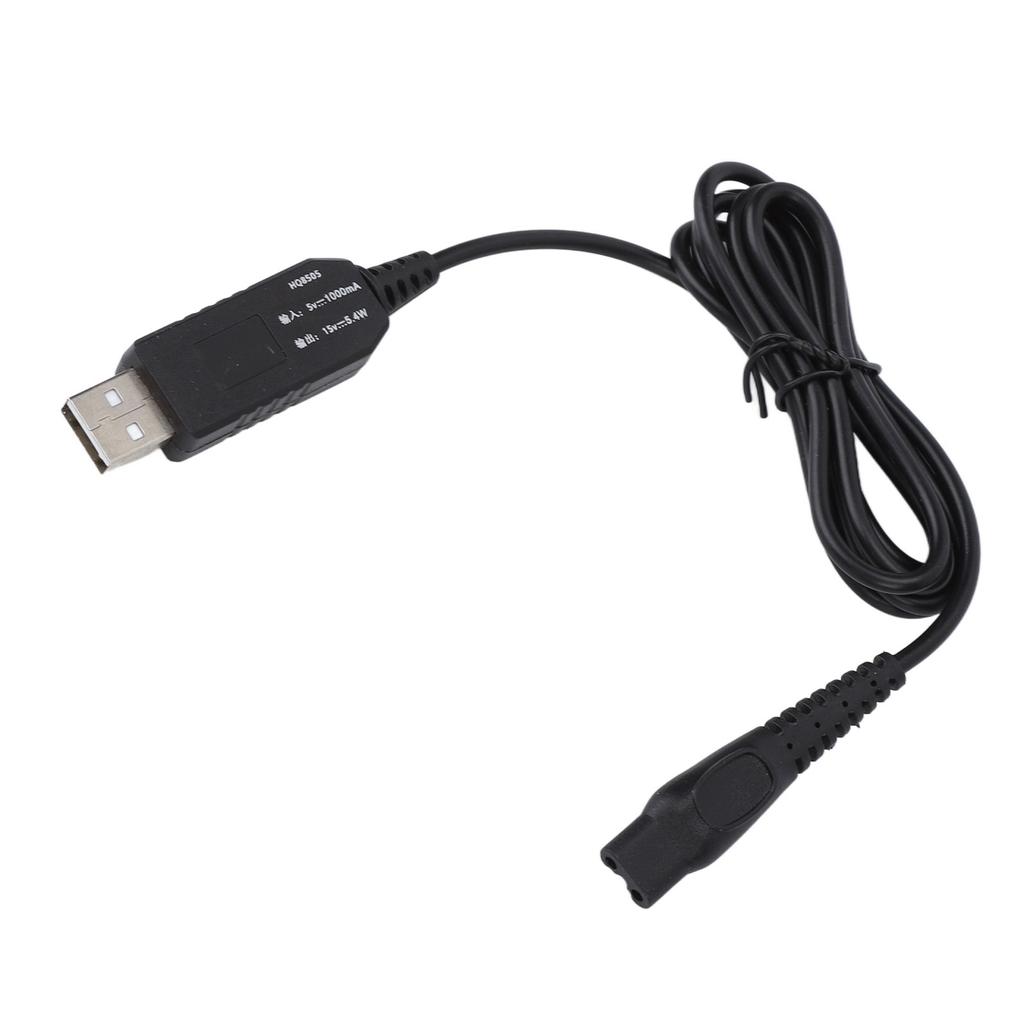 Electric Shaver Razor Charger Cord 15V Professional Beard Trimmer USB Charging Cable Fit for HQ8505