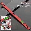Aluminum Zinc Zinc Alloy Digital Level Ruler 0-90° Range Angle Finder Digital Spirit Level  Horizontal Scale