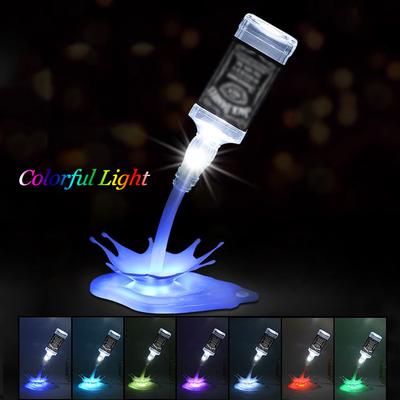 Portable Energy Saving Decoration White Bottom White Light Wine Bottle Lamp