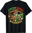 Cinco De Drinko Bitchachos Смешная футболка на Пятое мая M