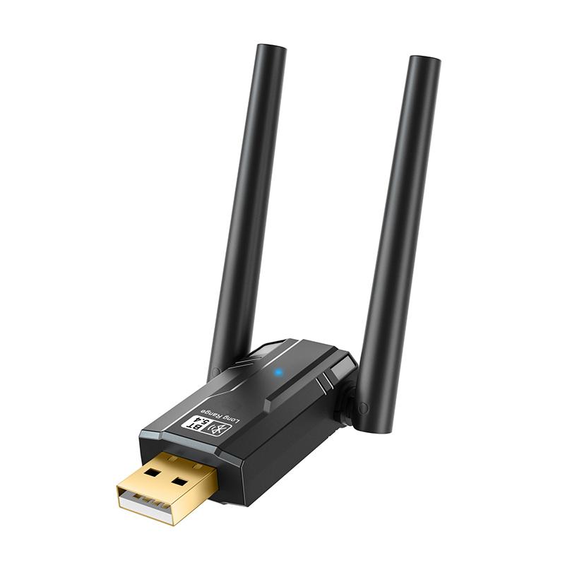 150M Bt5.4 Bluetooth Adapter Driver-Free Usb Transmitter Multi-Device Connection Game Controller Connection Signal Booster Wifi