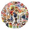60pcs Animation Zootopia Cartoon Graffiti Stickers Decals Suitcase Laptop Computer Guitar Decoration DIY Kids Classics Toy @