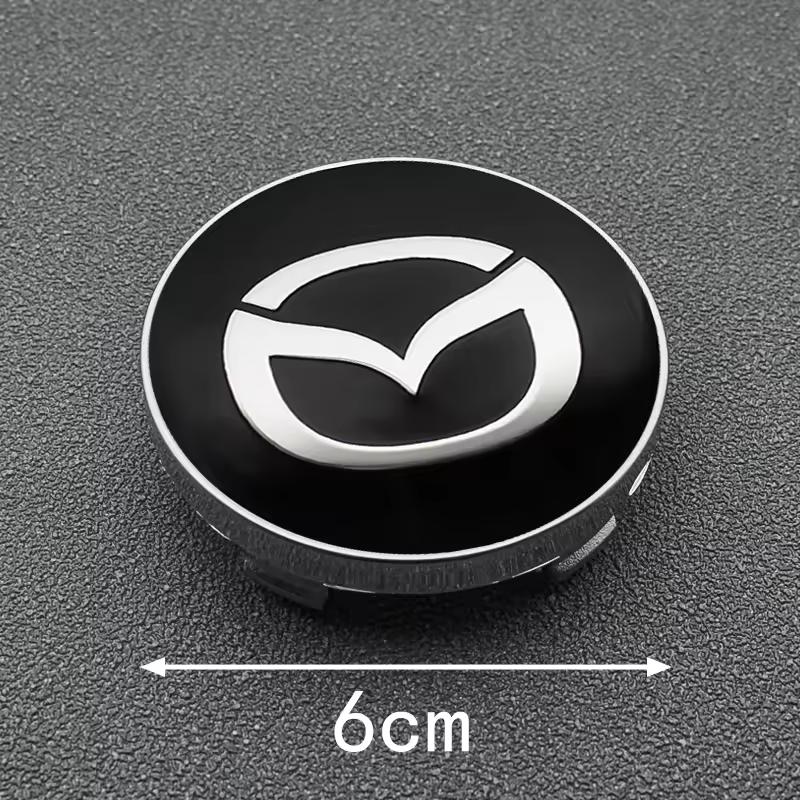 4pcs 56/60mm Car Wheel Center Hub Caps Rim Cover For Mazda 2 3 5 6 323 626 CX3 CX5 CX30 Demio Atenza Axela MX3 MX5 RX8 Accessory