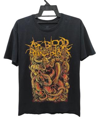 As Blood Runs Black Band Zwart Katoen Maat S5XL Shirt Cadeau Voor Vriend Unisex T-shirt