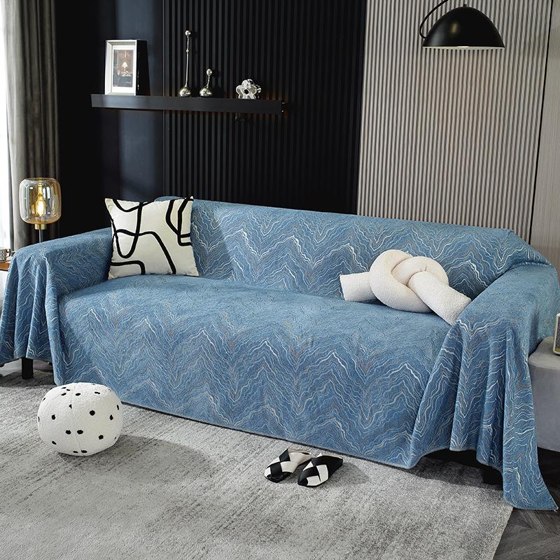 Cream Style Sofa Towel Full Cover Cloth Light Luxury Chenille Sofa Cushion Cover Towel Blanket Four Seasons Universal All-Inclusive Sofa Cover