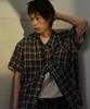 Desiledeu Check Short Sleeve Shirt-Fbsk5501D09