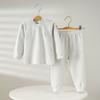 Children's Thermal Underwear Set: Cozy Fleece for Fall/Winter, Sizes 66-175, Pure Cotton, Unisex.