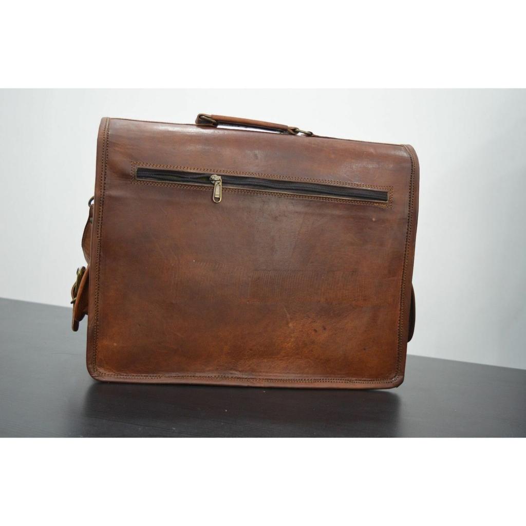 Men Briefcase Leather Bag Business Shoulder Messenger Satchel Laptop Handbag