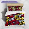 3pcs Duvet Cover Set (1*Duvet Cover + 2*Pillowcase, Without Core), Among Us Print Bedding Set, Bedroom Decor, All‑Season, Birthday Gift
