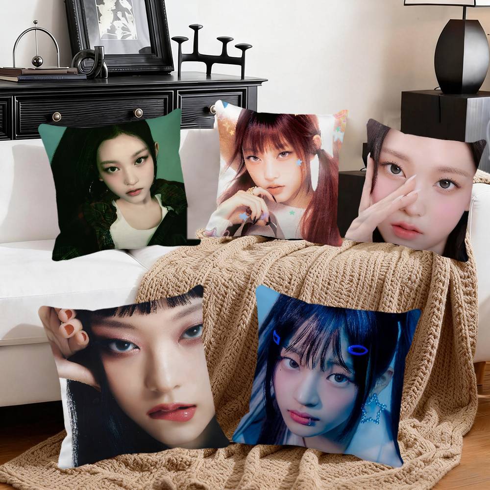 Haerin Kang Pillow Case Square Pillow Bedroom Sofa Leisure Comfort Cushion Car Home Decoration