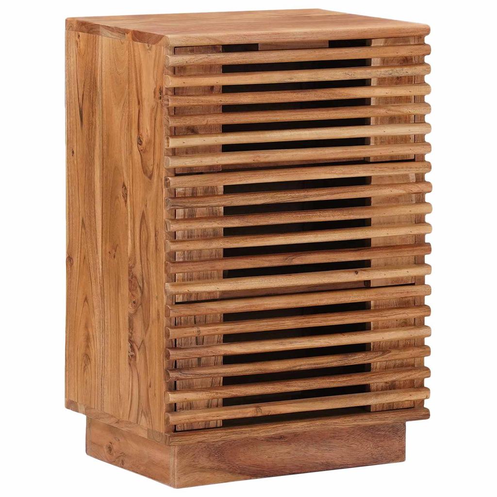 Handcrafted Nightstand Teak Brown 40 X 30 X 60 Cm