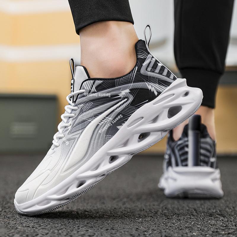 Autumn and winter foreign trade large size 47 new twist sole sports shoes youth red casual running shoes men's sports shoes